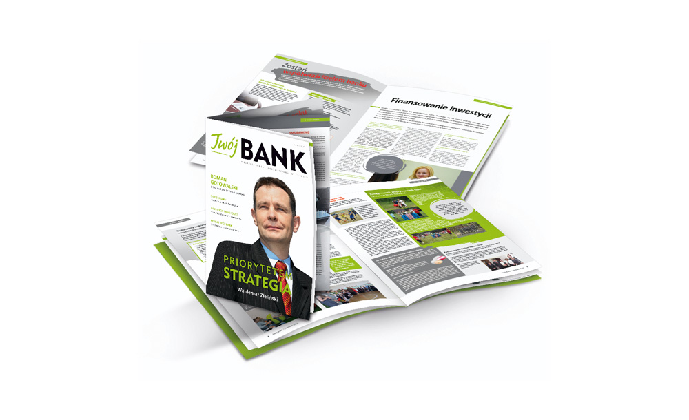 Foldery, broszury reklamowe Bank Spółdzielczy