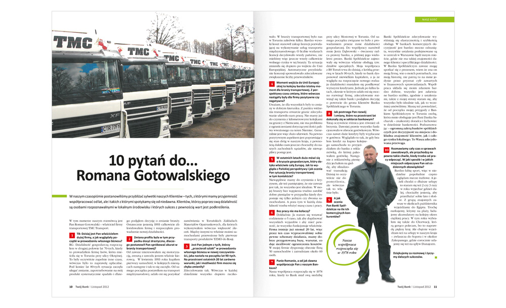 Foldery, broszury reklamowe Bank Spółdzielczy