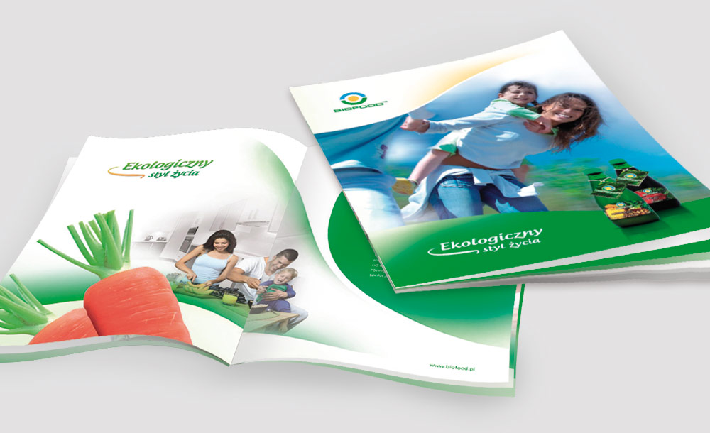 Foldery, broszury reklamowe BioFood