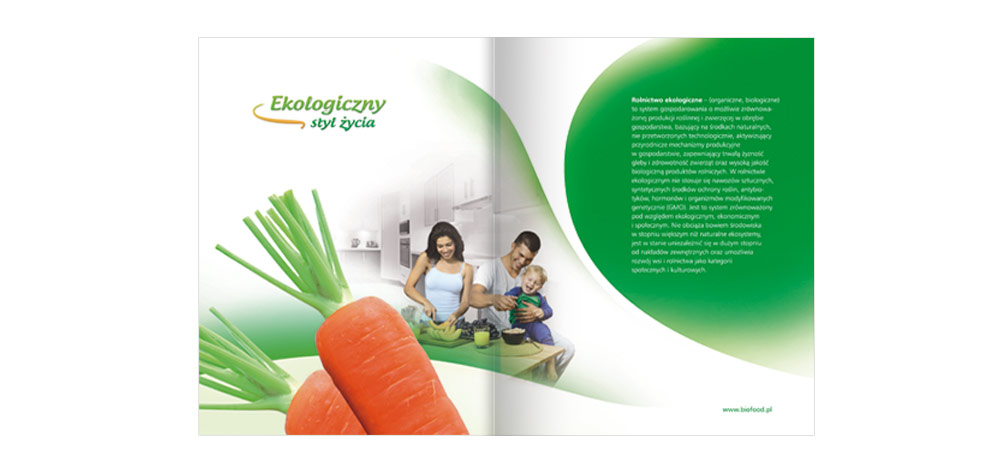 Foldery, broszury reklamowe BioFood