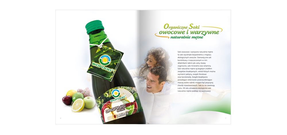 Foldery, broszury reklamowe BioFood