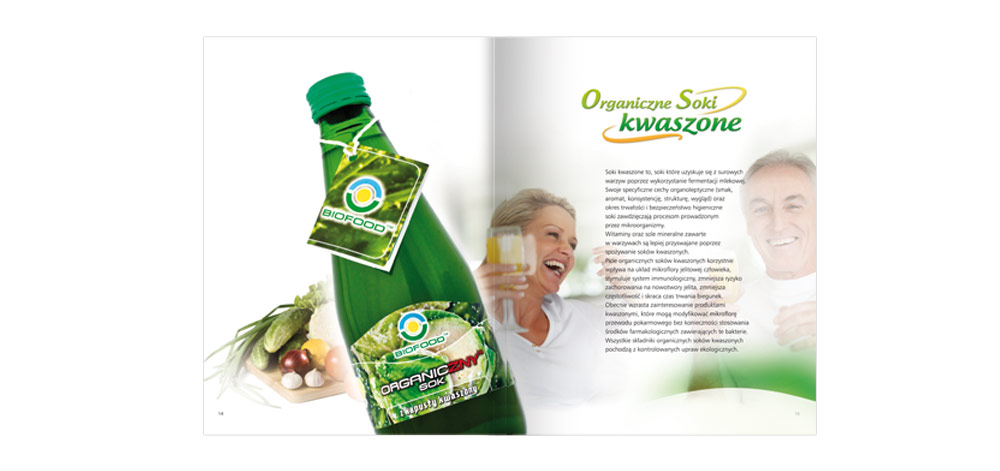 Foldery, broszury reklamowe BioFood
