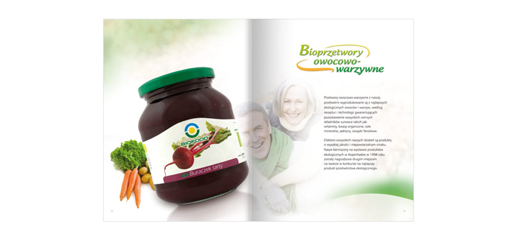 Foldery, broszury reklamowe BioFood