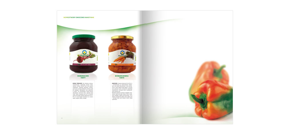 Foldery, broszury reklamowe BioFood