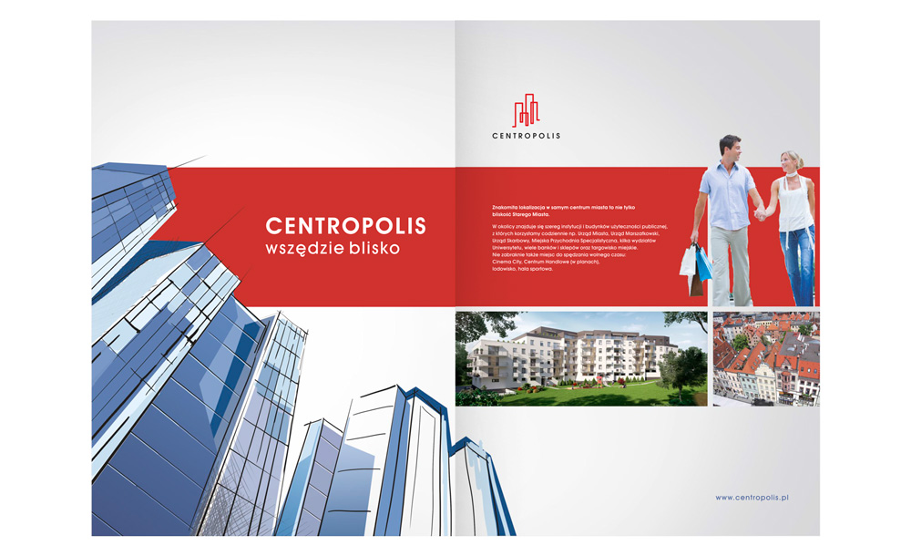 Foldery, broszury reklamowe Centropolis