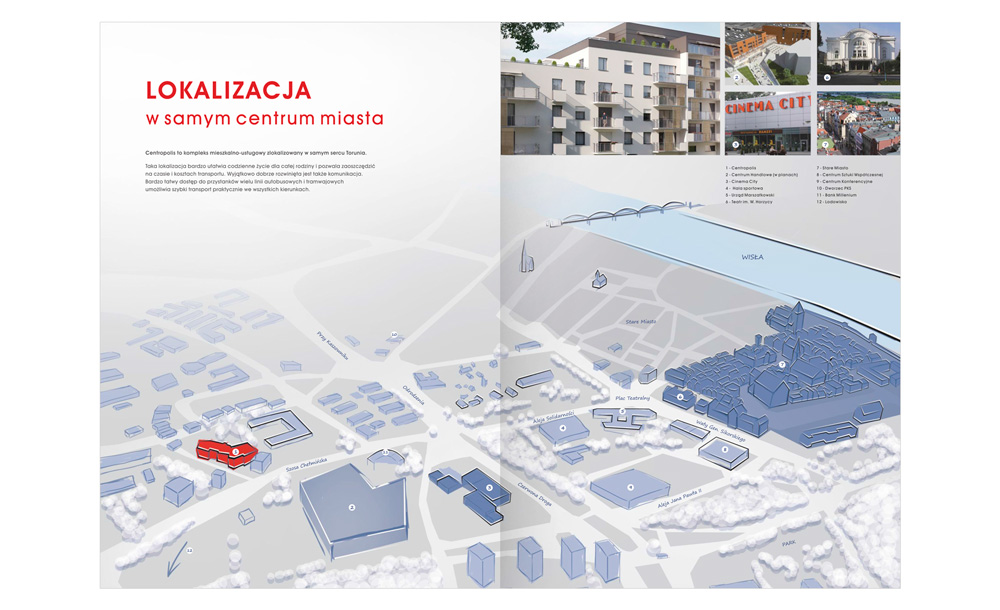 Foldery, broszury reklamowe Centropolis