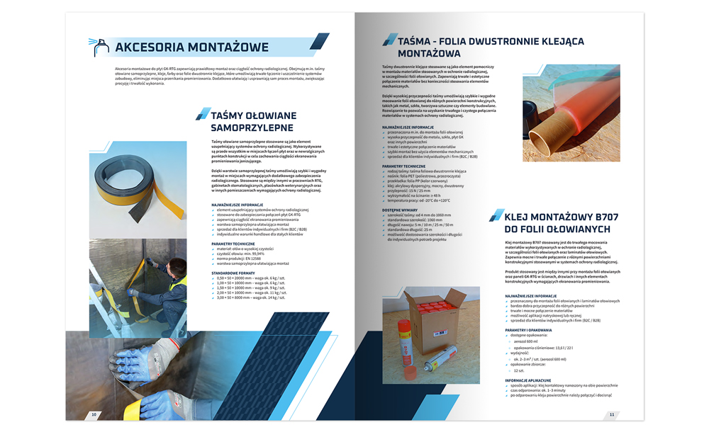 foldery, broszury reklamowe Coradika