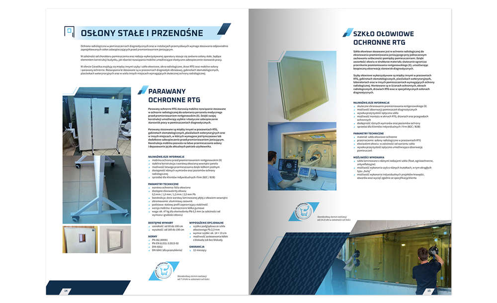 foldery, broszury reklamowe Coradika