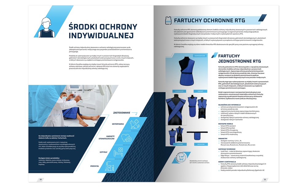 foldery, broszury reklamowe Coradika