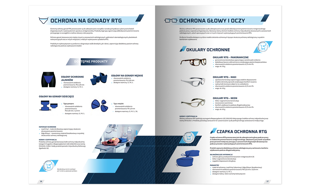 foldery, broszury reklamowe Coradika