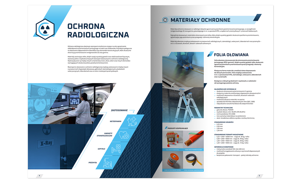foldery, broszury reklamowe Coradika
