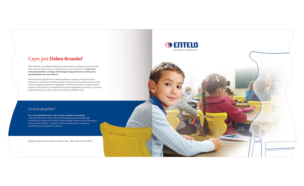 Foldery, broszury reklamowe Entelo