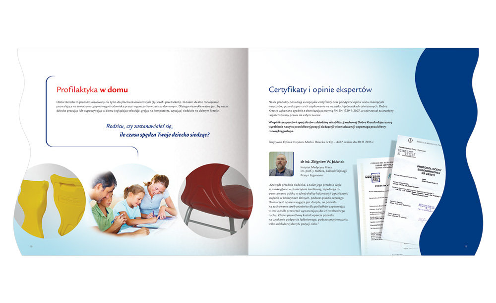 Foldery, broszury reklamowe Entelo