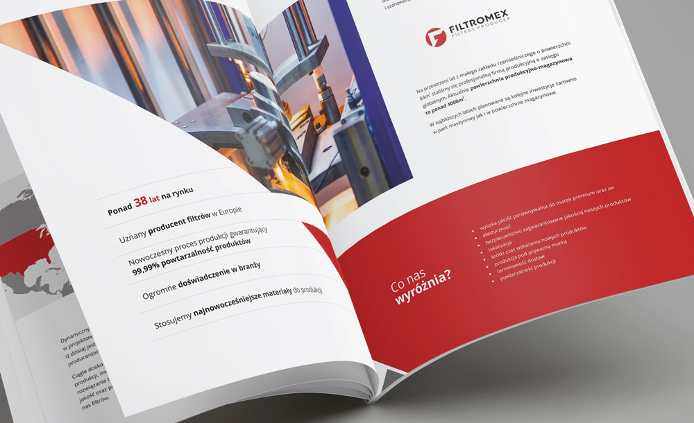 Foldery, broszury reklamowe Filtromex