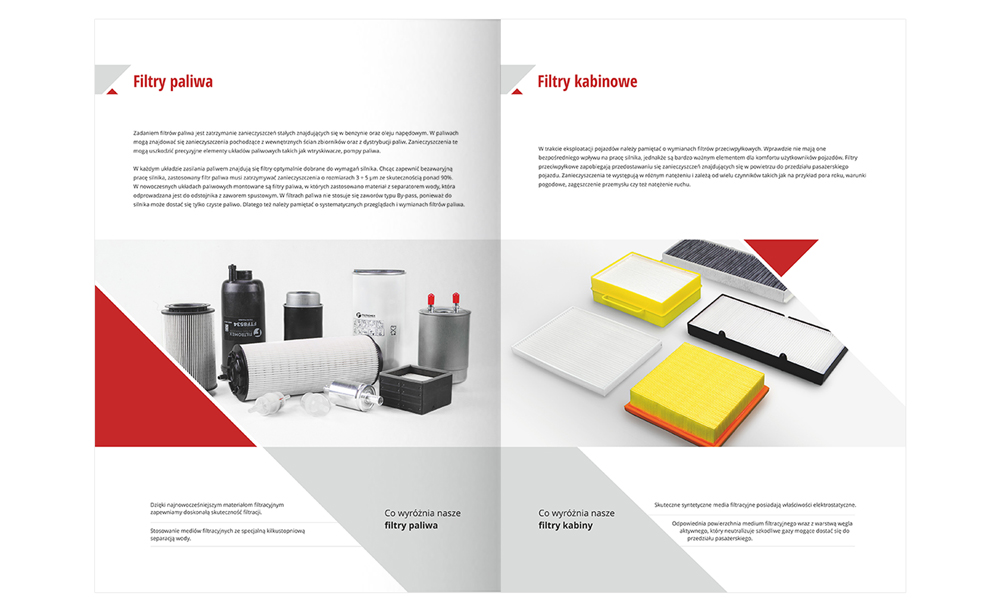 Foldery, broszury reklamowe Filtromex