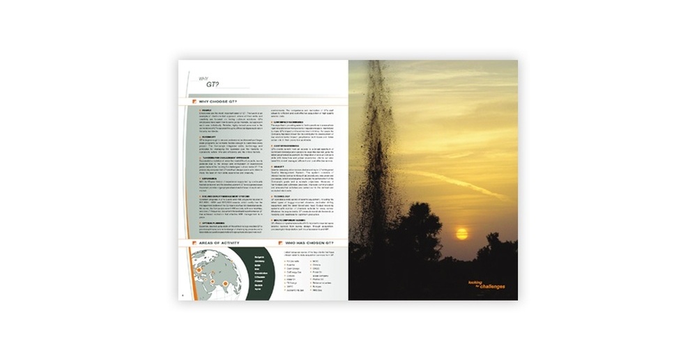 Foldery, broszury reklamowe Geofizyka