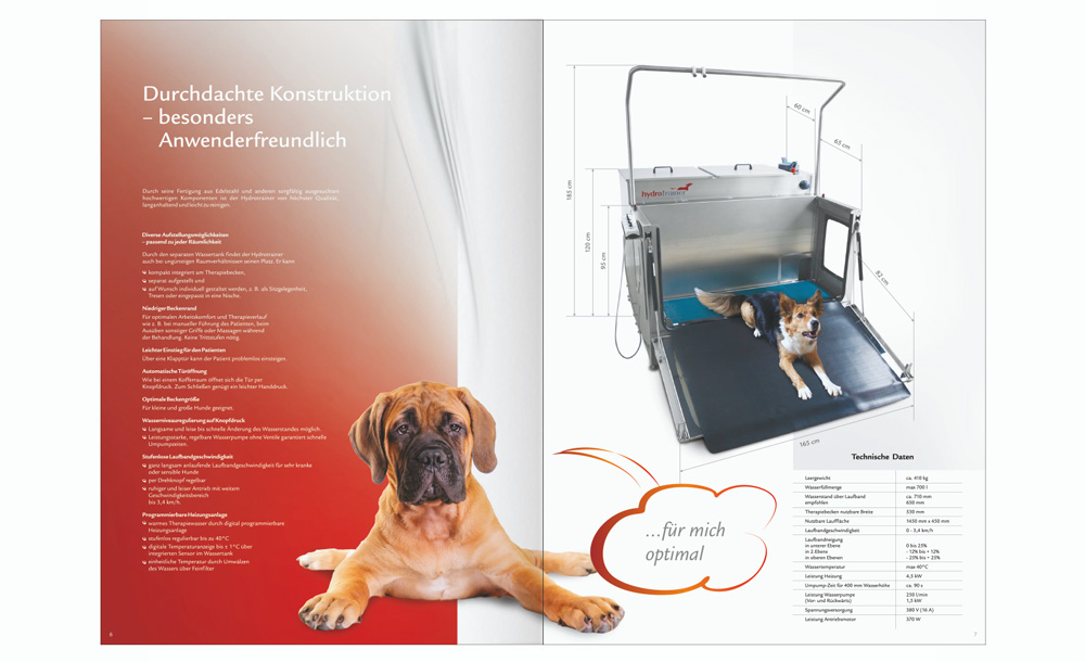 Foldery, broszury reklamowe Hydrotrainer