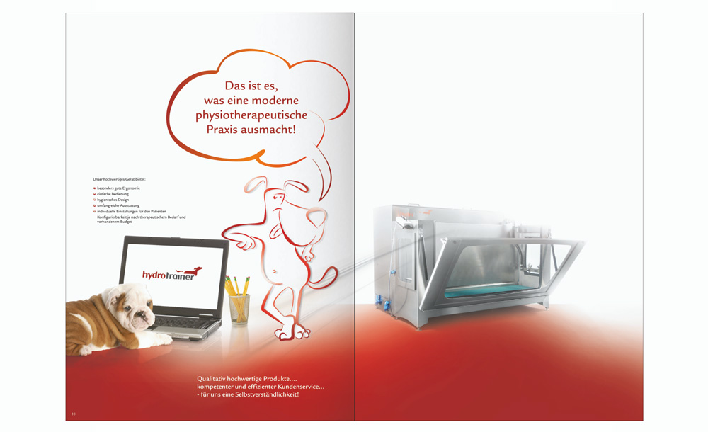 Foldery, broszury reklamowe Hydrotrainer