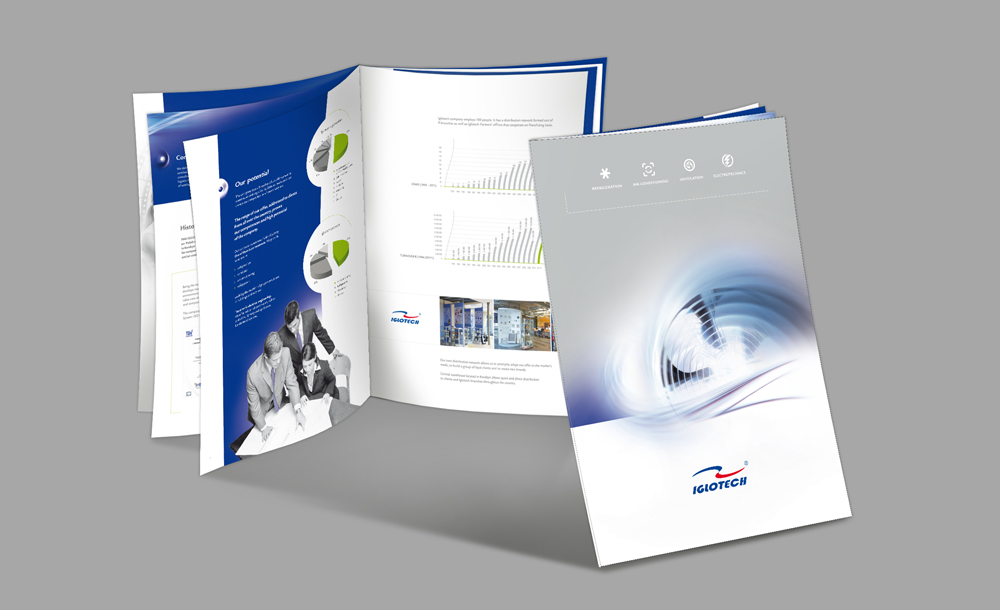 Foldery, broszury reklamowe Iglotech