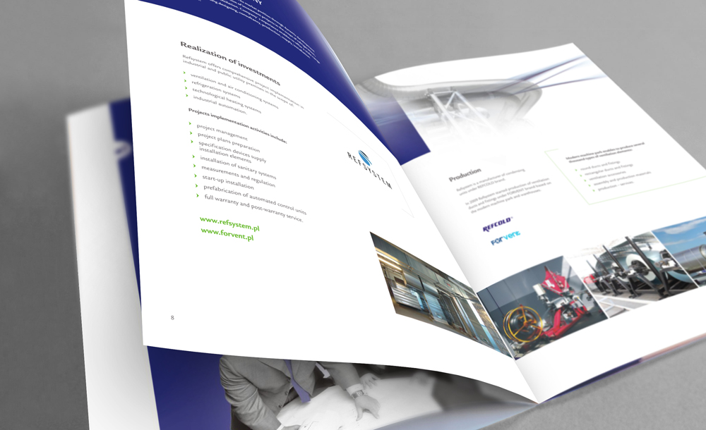 Foldery, broszury reklamowe Iglotech