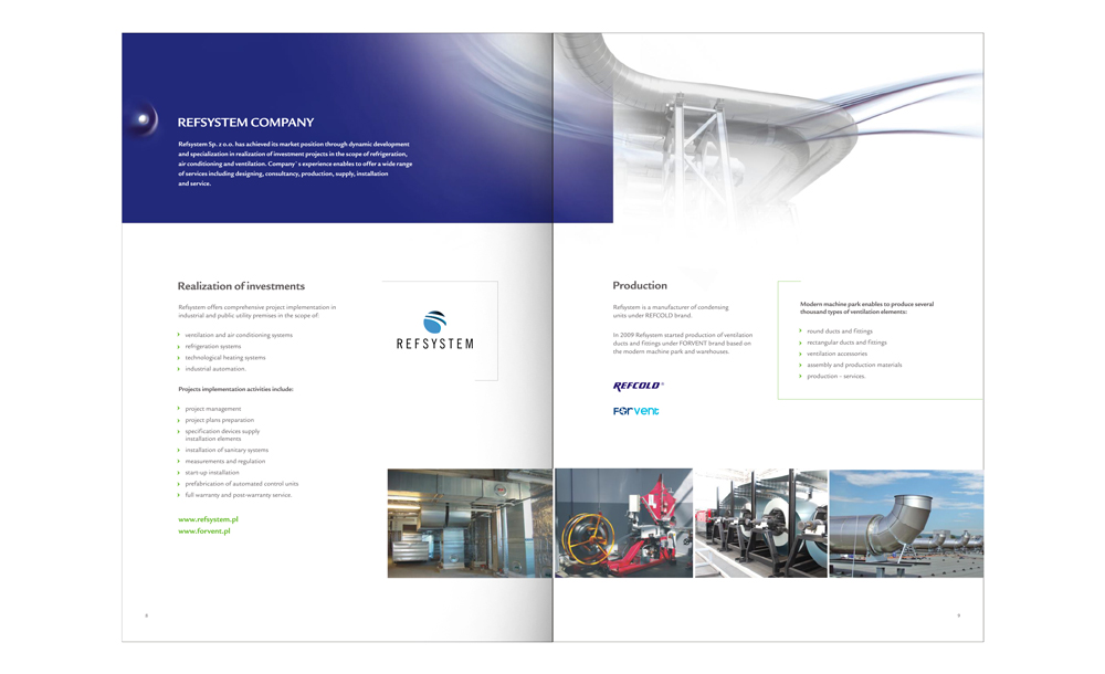 Foldery, broszury reklamowe Iglotech