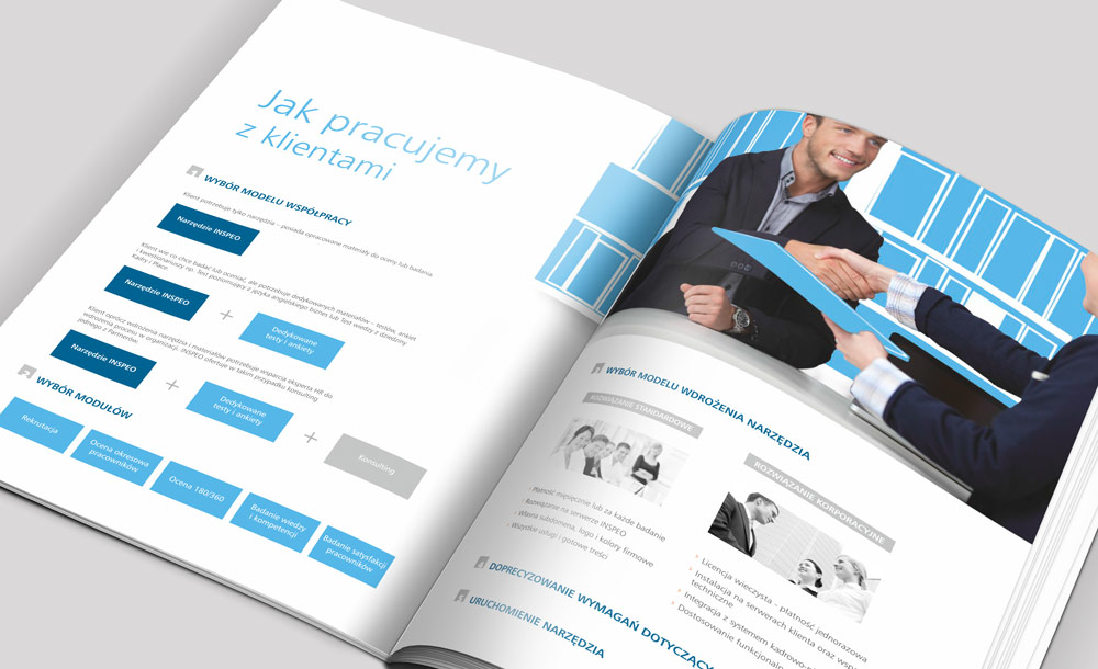 Foldery, broszury reklamowe Inspeo
