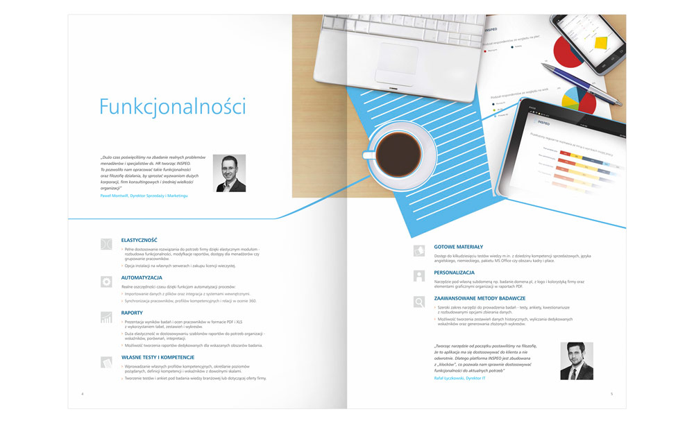 Foldery, broszury reklamowe Inspeo