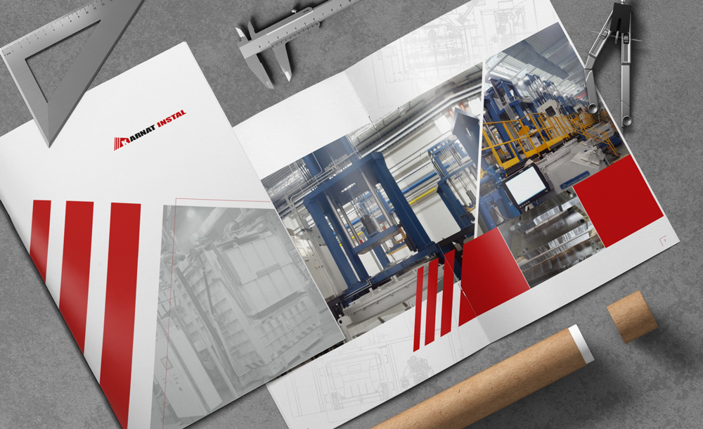 Foldery, broszury reklamowe Karnat Instal