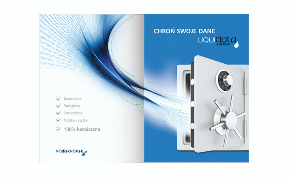 Foldery, broszury reklamowe Liquid Data