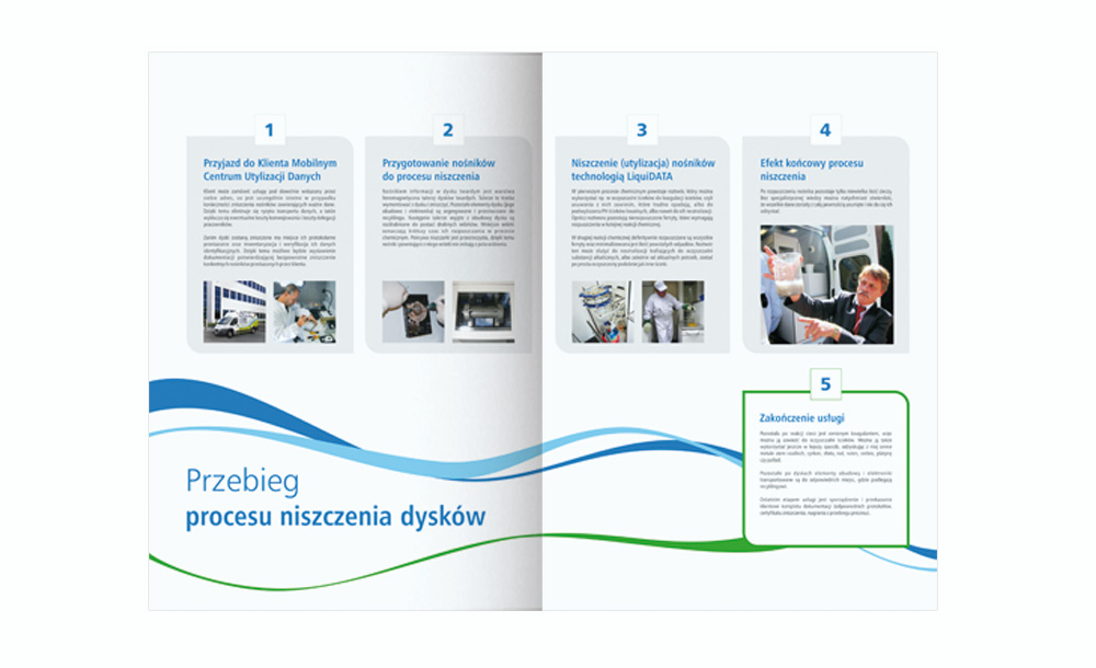 Foldery, broszury reklamowe Liquid Data