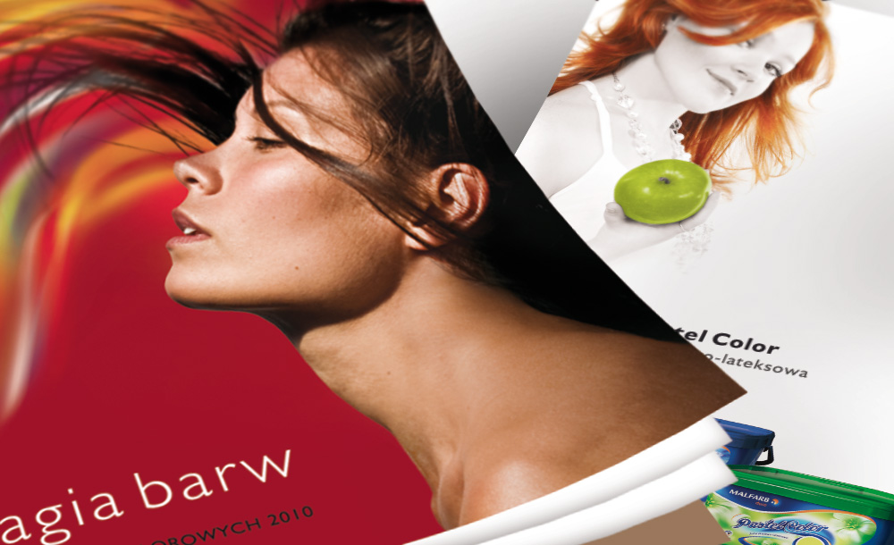 Foldery, broszury reklamowe Malfarb