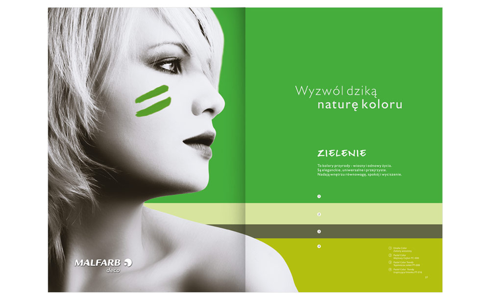Foldery, broszury reklamowe Malfarb