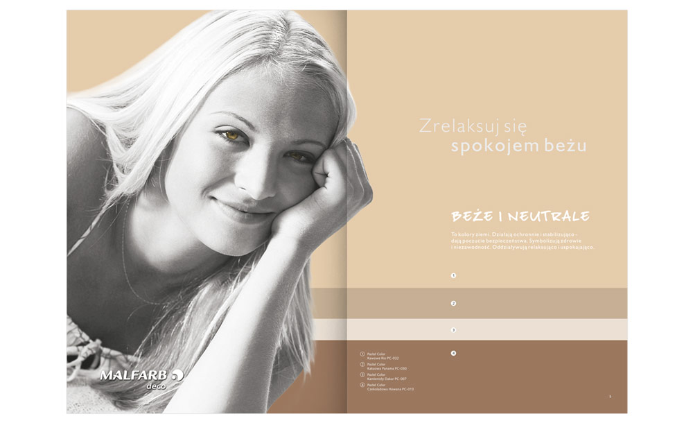 Foldery, broszury reklamowe Malfarb