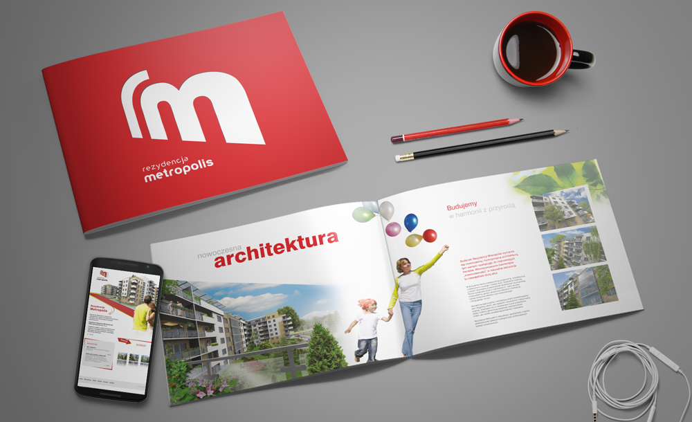 Foldery, broszury reklamowe Rezydencja Metropolis