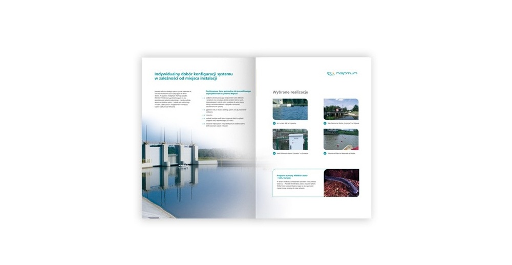 Foldery, broszury reklamowe Neptun