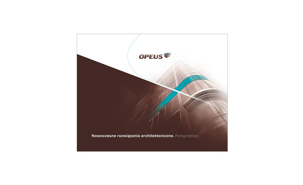Foldery, broszury reklamowe Opeus