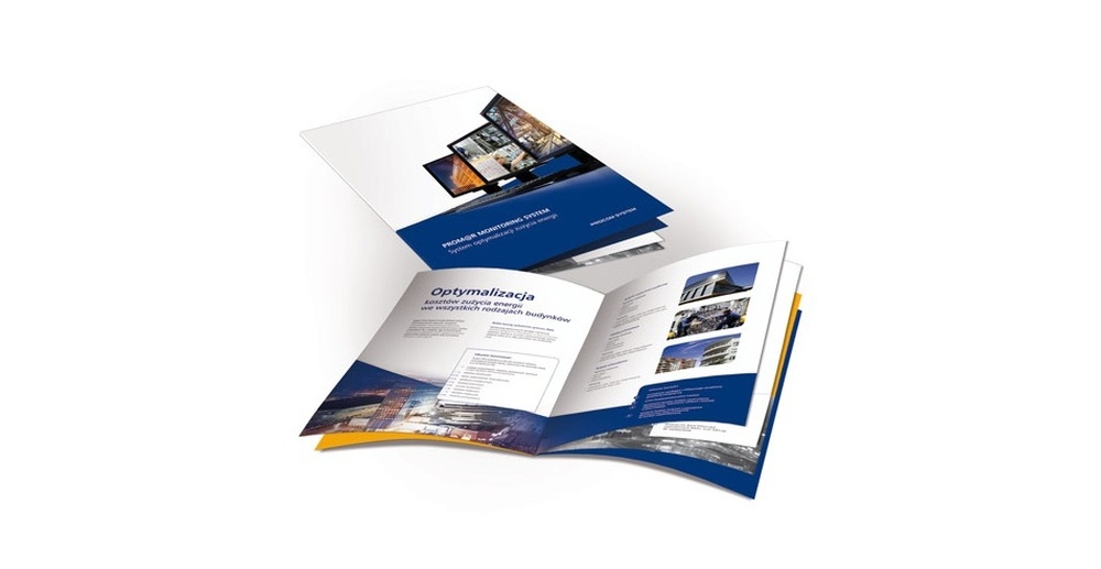 Foldery, broszury reklamowe PMS