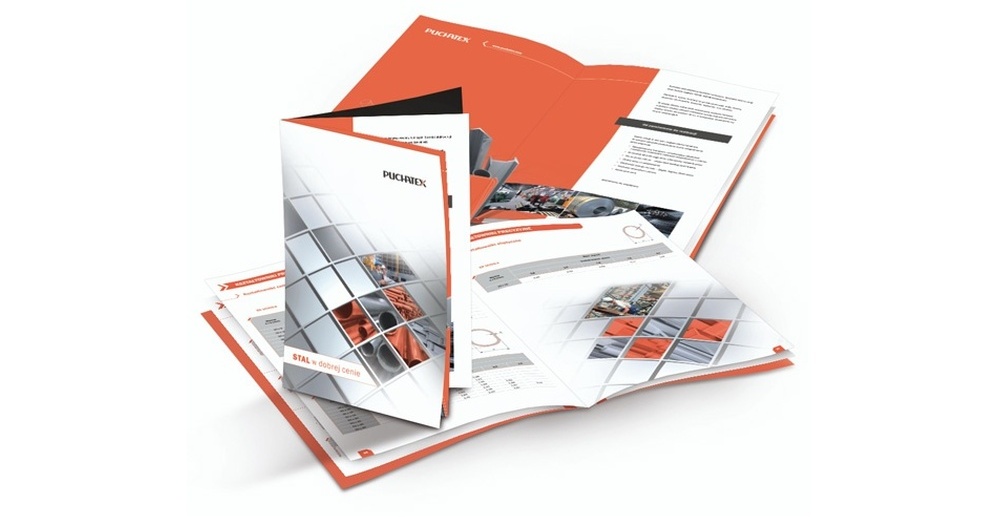 Foldery, broszury reklamowe Puchatex