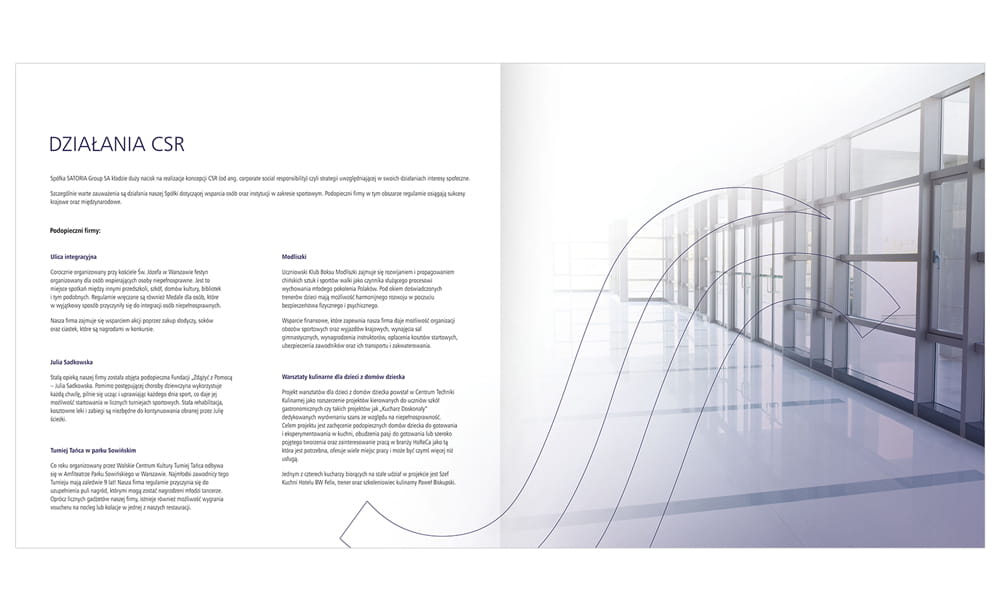 foldery, broszury reklamowe Satoria