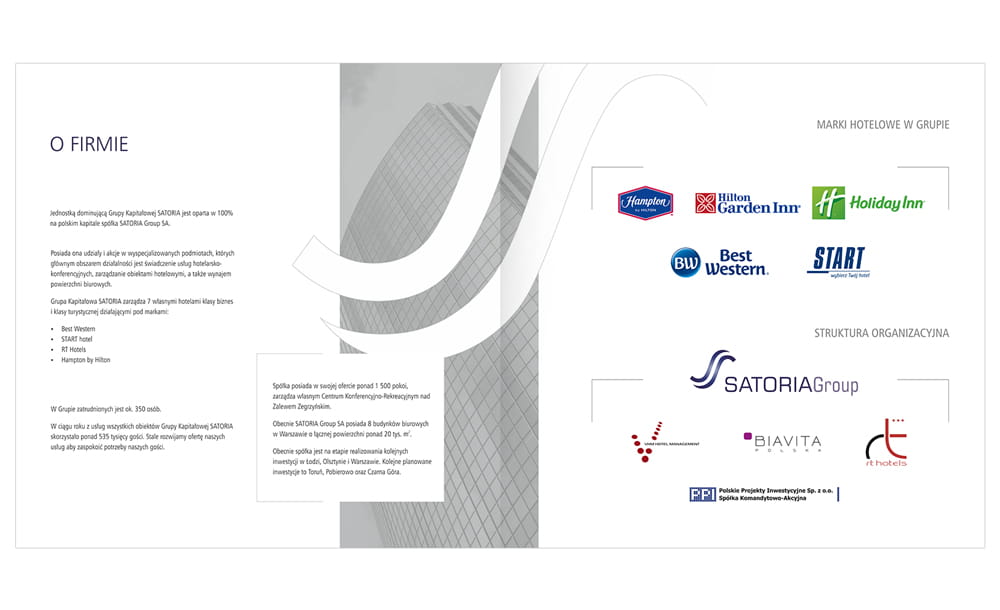 foldery, broszury reklamowe Satoria