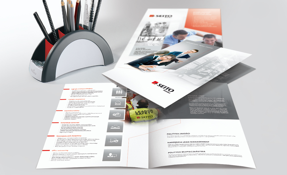 Foldery, broszury reklamowe Seito