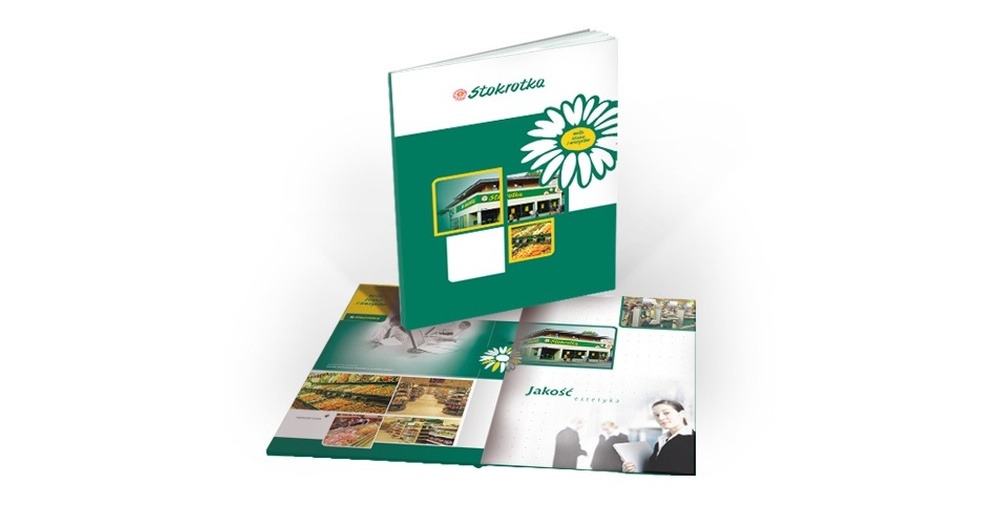Foldery, broszury reklamowe Stokrotka