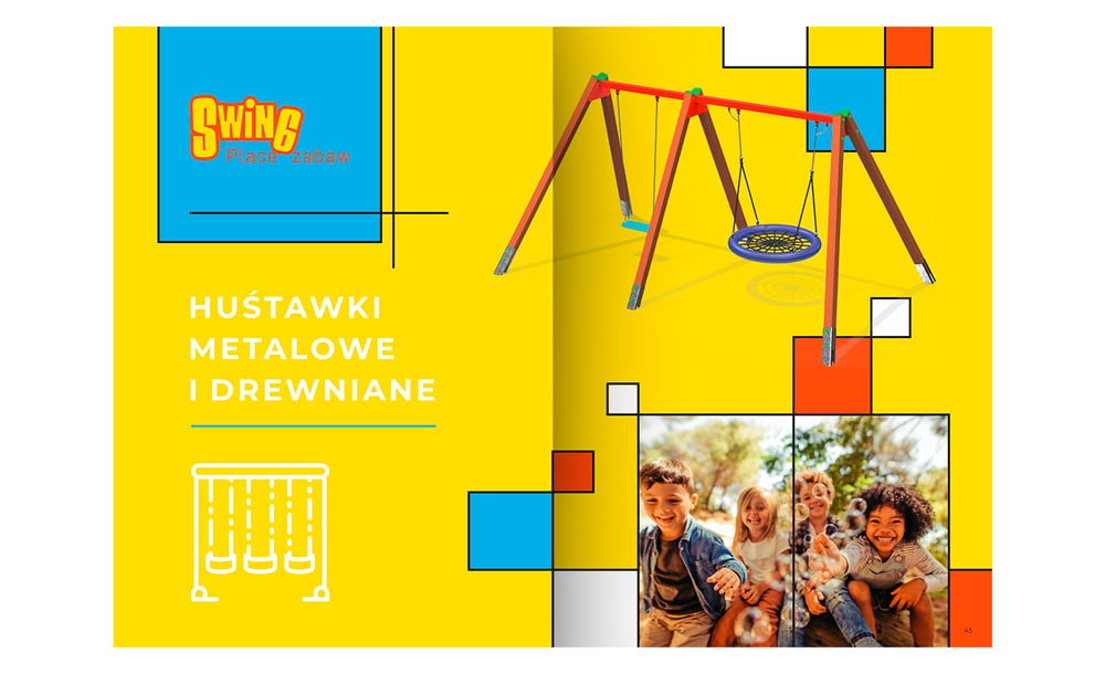 foldery, broszury reklamowe Swing