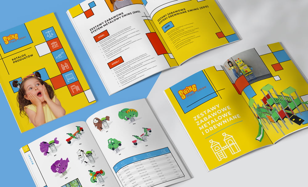 foldery, broszury reklamowe Swing