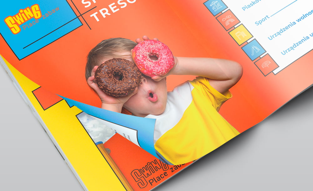 foldery, broszury reklamowe Swing