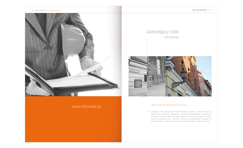 Foldery, broszury reklamowe TB Invest