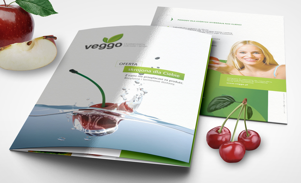 Foldery, broszury reklamowe Veggo
