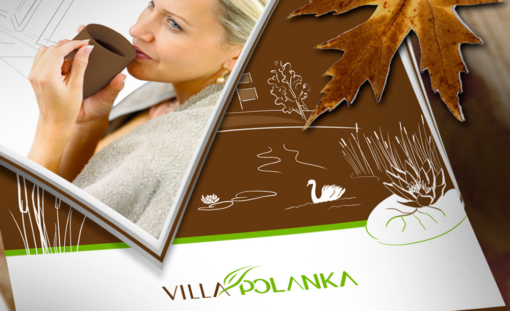 Foldery, broszury reklamowe Villa Polanka