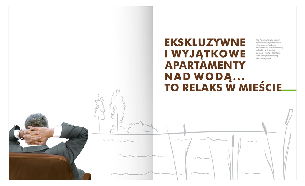 Foldery, broszury reklamowe Villa Polanka
