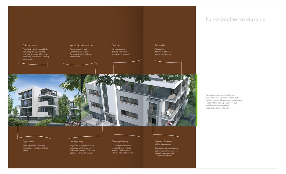 Foldery, broszury reklamowe Villa Polanka